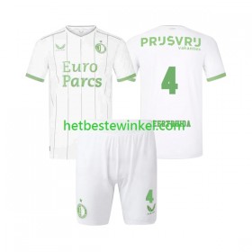 Feyenoord Rotterdam Lutsharel Geertruida 4 Voetbalshirts Kind Third 2023-24